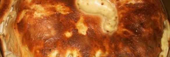 грибная запеканка из лаваша