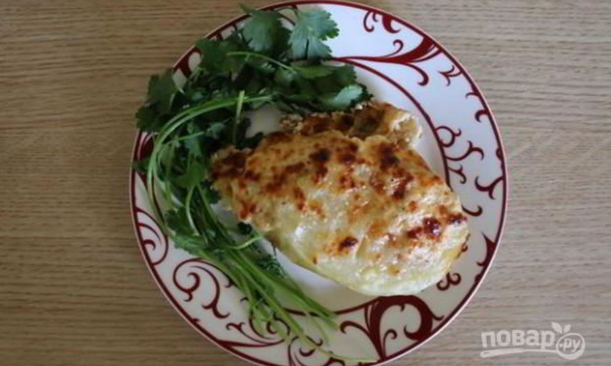 Рецепт картофельной запеканки с двумя видами сыра