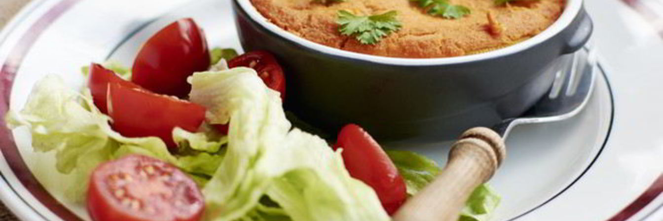 Картофельная запеканка с фаршем и помидорами