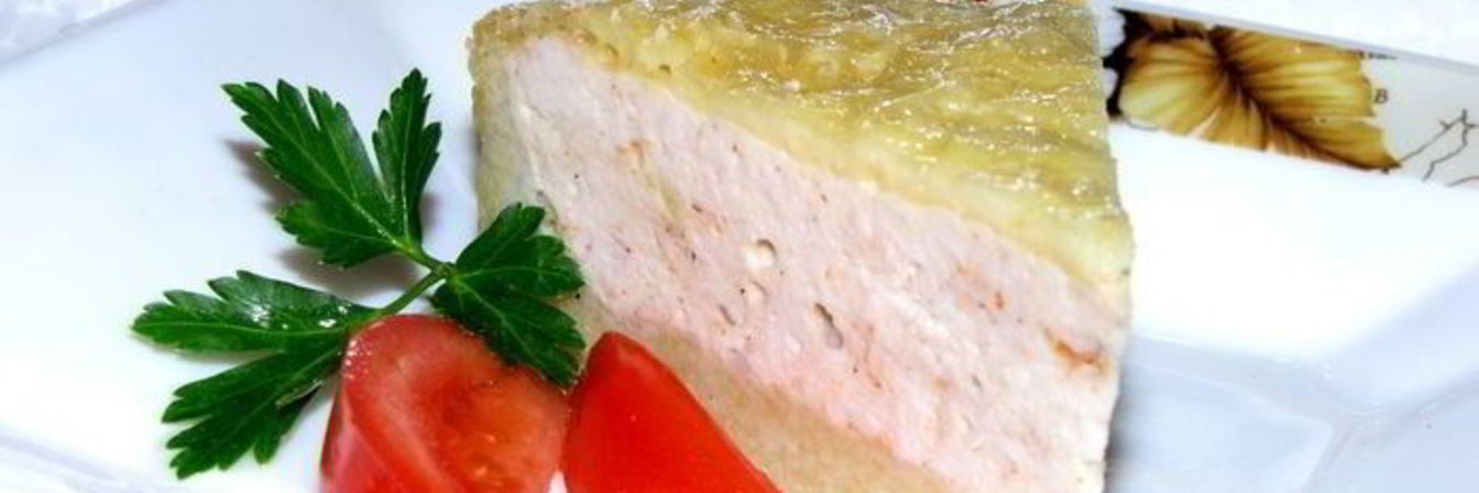 Картофельная запеканка с фаршем из индейки