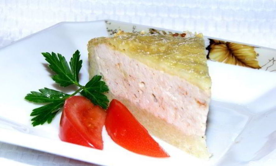 Рецепт картофельной запеканки с фаршем из индейки