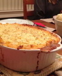 Картофельная запеканка с фаршем по-английски