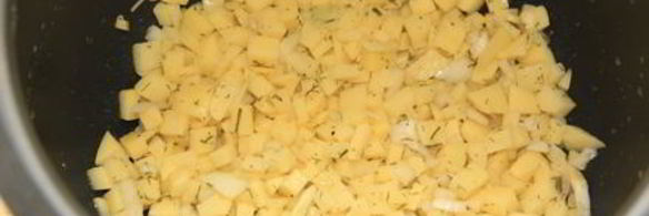 картофельная запеканка с фаршем в мультиварке