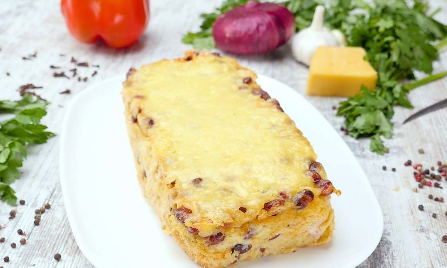 Рецепт картофельной запеканки с фасолью