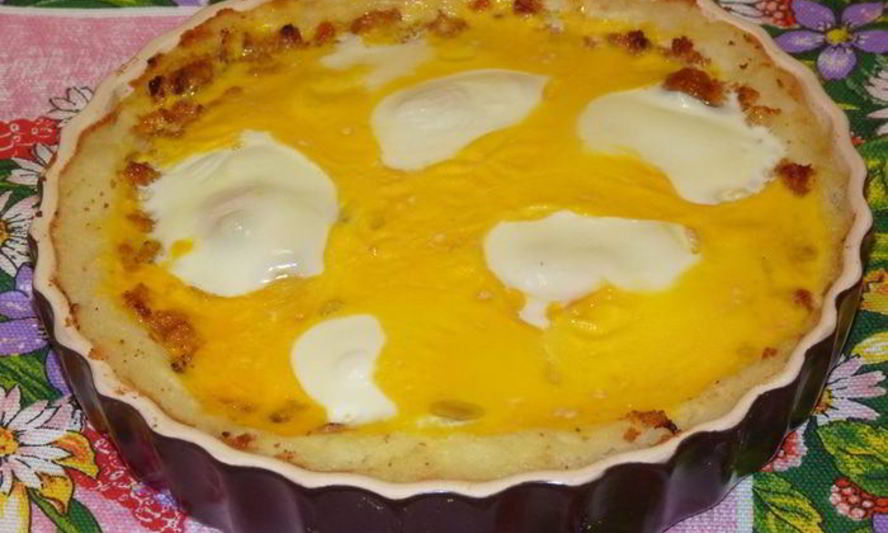 Рецепт картофельной запеканки с икрой