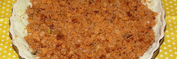 картофельная запеканка с икрой