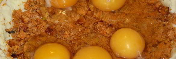 картофельная запеканка с икрой