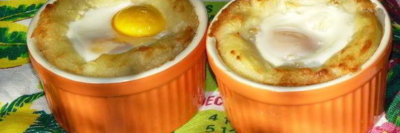 картофельная запеканка с икрой