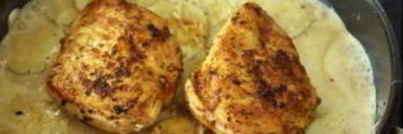 картофельная запеканка с куриным филе