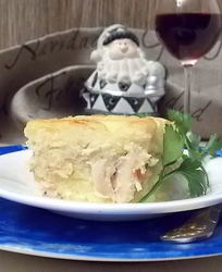 Картофельная запеканка с курицей и сыром