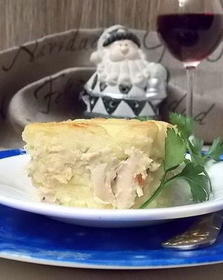 Картофельная запеканка с курицей и сыром