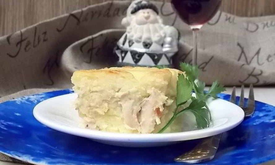 Рецепт картофельной запеканки с курицей и сыром