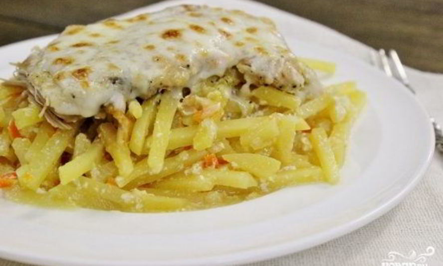 Рецепт картофельной запеканки с курицей