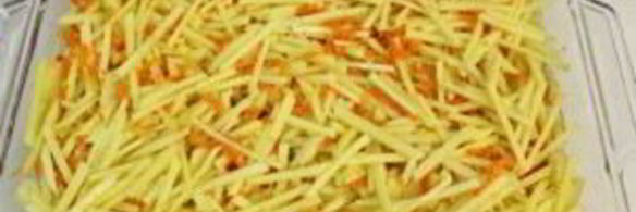 картофельная запеканка с курицей