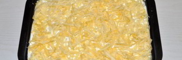 картофельная запеканка с рыбными консервами