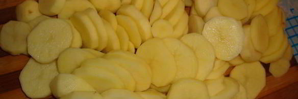 картофельная запеканка с ветчиной