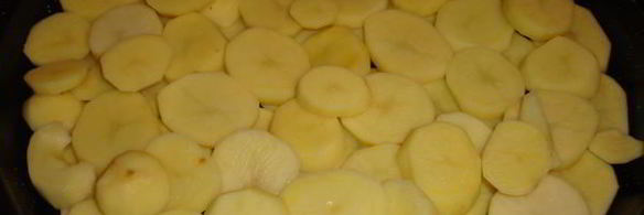 картофельная запеканка с ветчиной