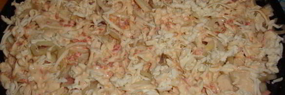 картофельная запеканка с ветчиной