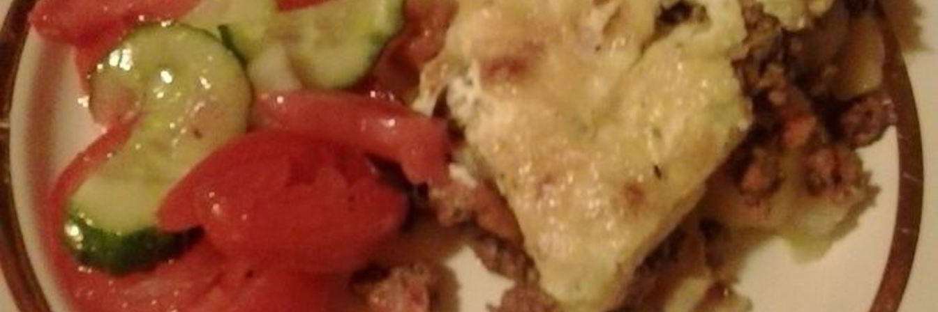 Картофельно-тыквенная запеканка