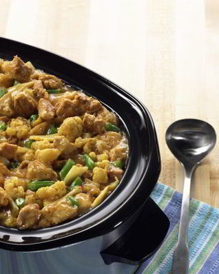 Куриная грудка с тушеными овощами и картофельной запеканкой