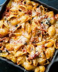 Макаронная запеканка с тунцом