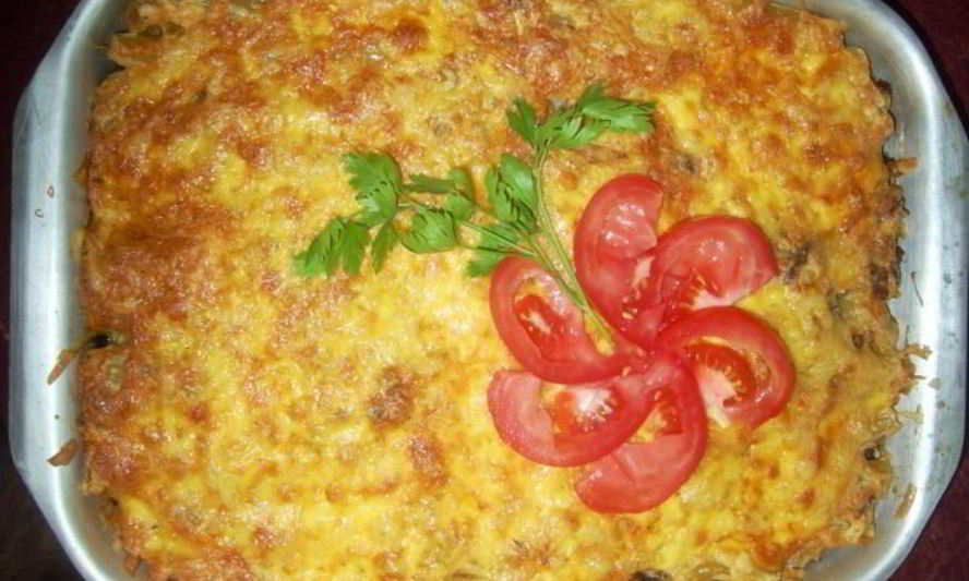 Рецепт макаронной запеканки в духовке с фаршем