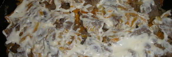 мясная запеканка с картофелем и помидорами