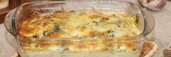 нежная запеканка с куриным филе