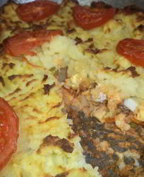 Овощная запеканка с рыбой по-домашнему