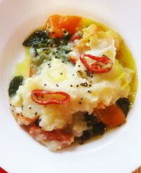 Пряная рыбная запеканка