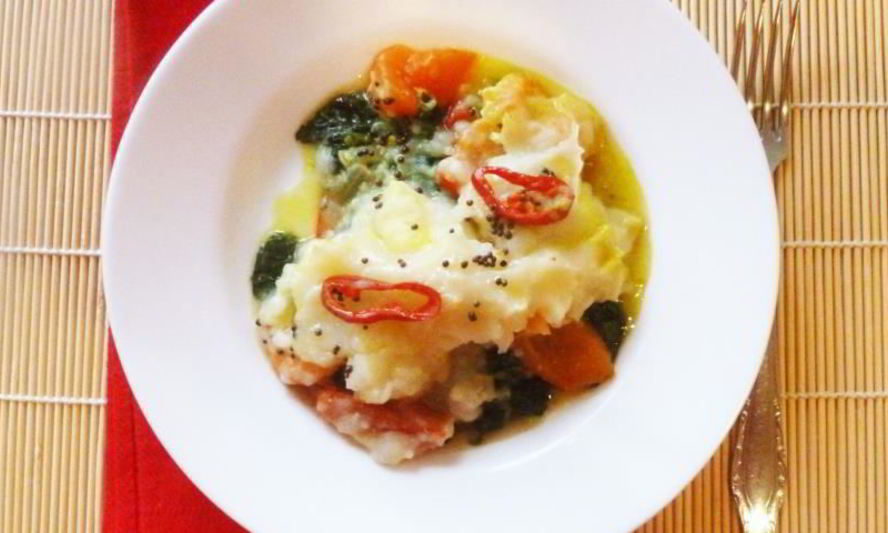 Рецепт пряной рыбной запеканки