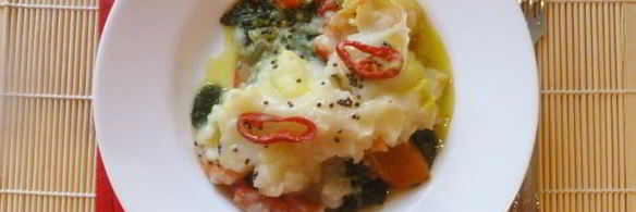 пряная рыбная запеканка