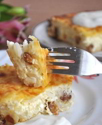 Рисовая запеканка