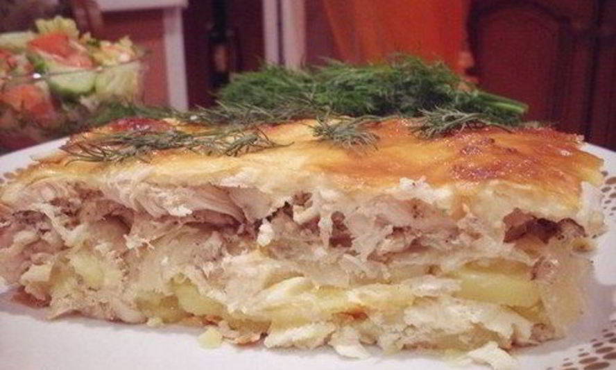Рецепт сочной куриной запеканки с картофелем