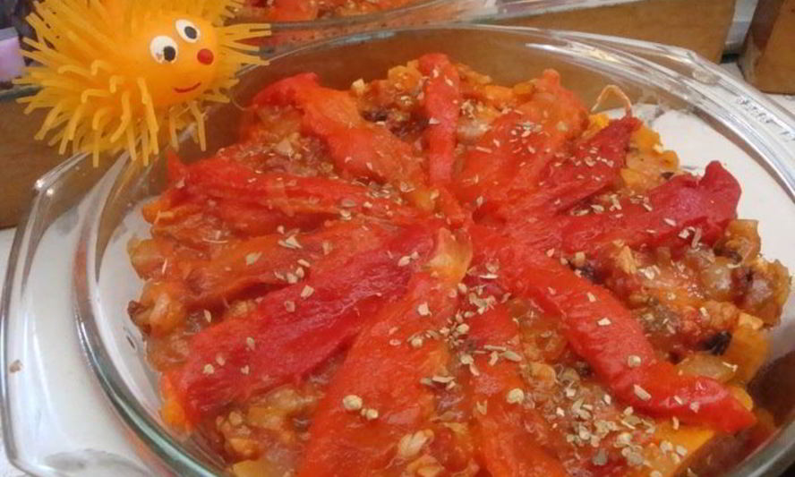 Рецепт солнечной овощной запеканки