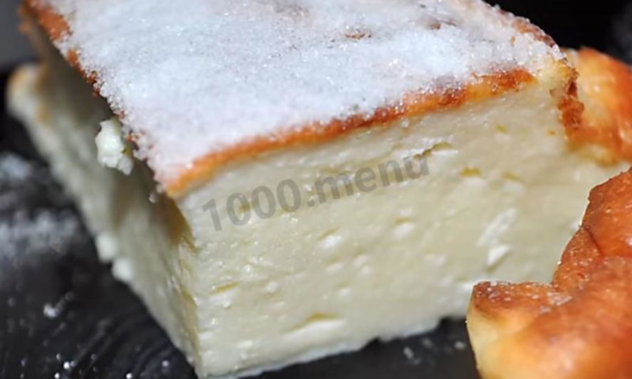 Рецепт творожной запеканки без муки и манки