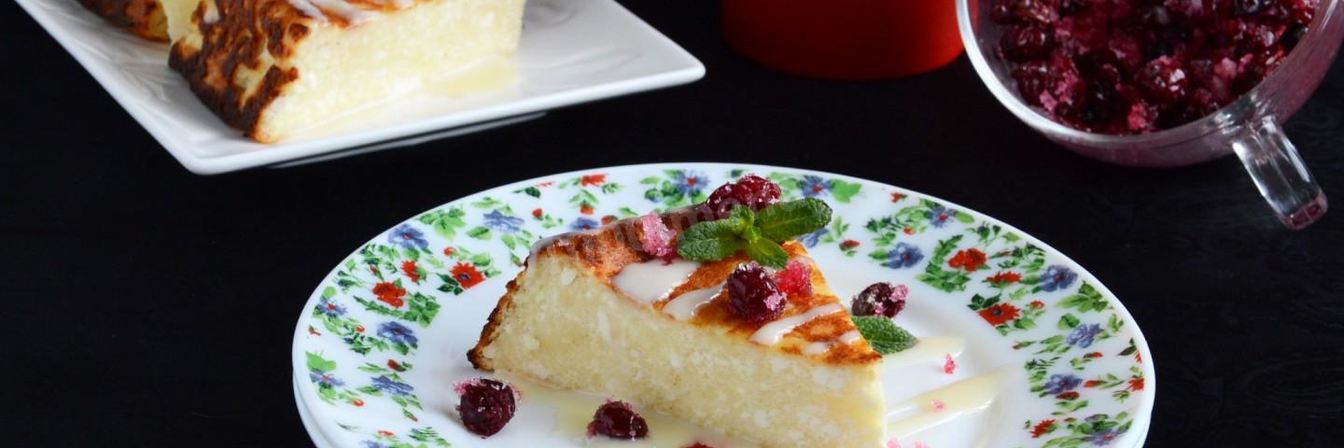 Творожная запеканка без яиц в духовке