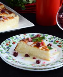 Творожная запеканка без яиц в духовке