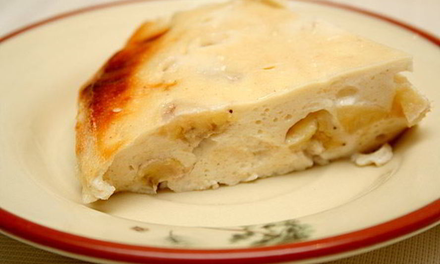 Рецепт творожной запеканки с бананами