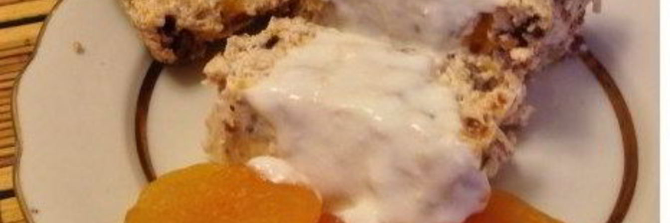 Творожная запеканка с курагой и черносливом