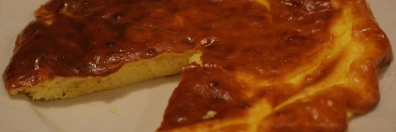 Творожная запеканка с лимонной цедрой и ванилью