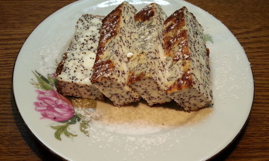 Рецепт творожной запеканки с маком