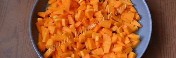 творожная запеканка с яблоком и тыквой