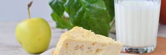 творожная запеканка с яблоком по дюкану