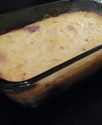 Творожно-вишневая запеканка