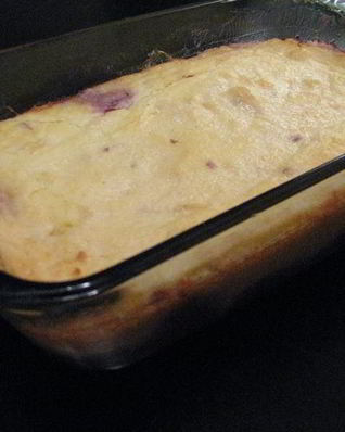 Творожно-вишневая запеканка