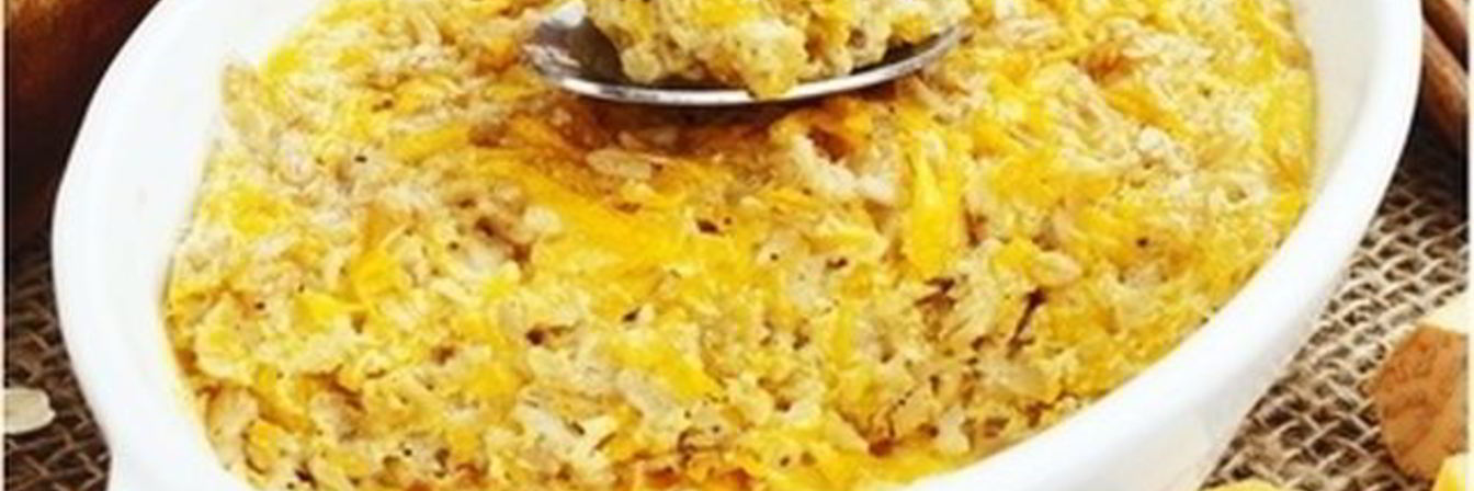 Тыквенная запеканка с яблоком