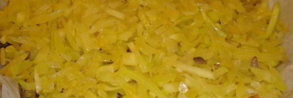 тыквенно-картофельная запеканка с грибами