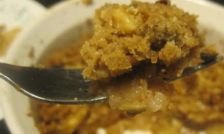 Рецепт яблочной овсяной запеканки крисп с медом