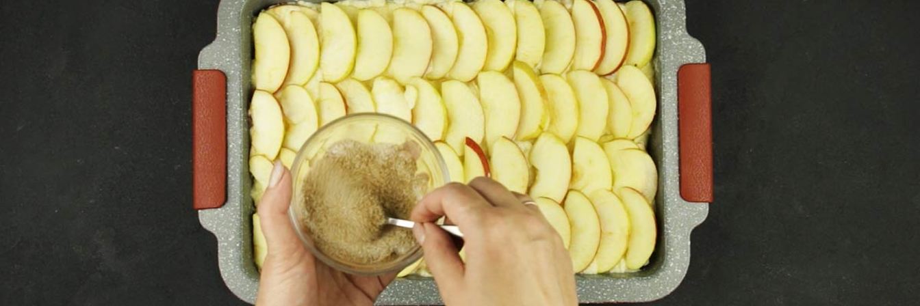 Яблочная запеканка с манкой